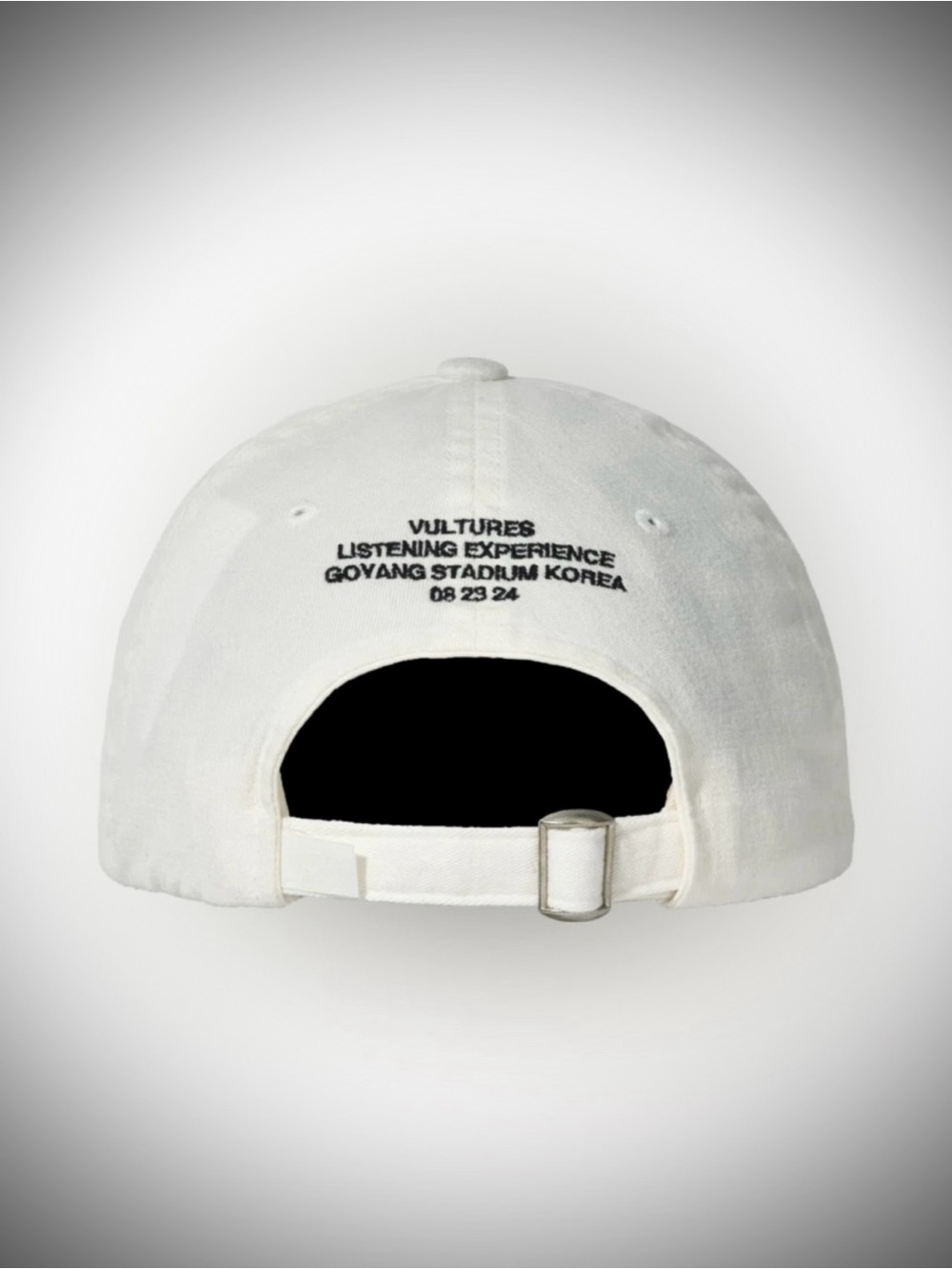 🆕 YZY VULTURES Hat White Korea Exclusive Listening Experience Goyang Stadium - Picture 2 of 5